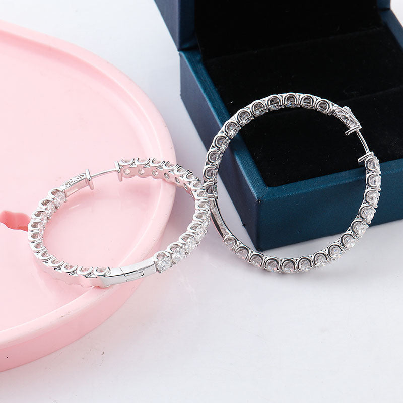 Personalized Big Diameter Earrings β Luxury Statement Jewelry
