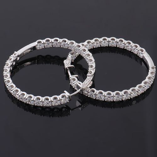 Personalized Big Diameter Earrings β Luxury Statement Jewelry