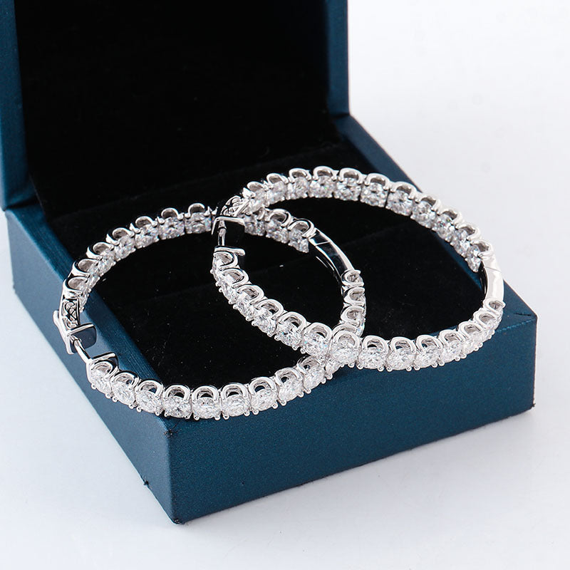 Personalized Big Diameter Earrings β Luxury Statement Jewelry