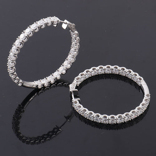 Personalized Big Diameter Earrings β Luxury Statement Jewelry