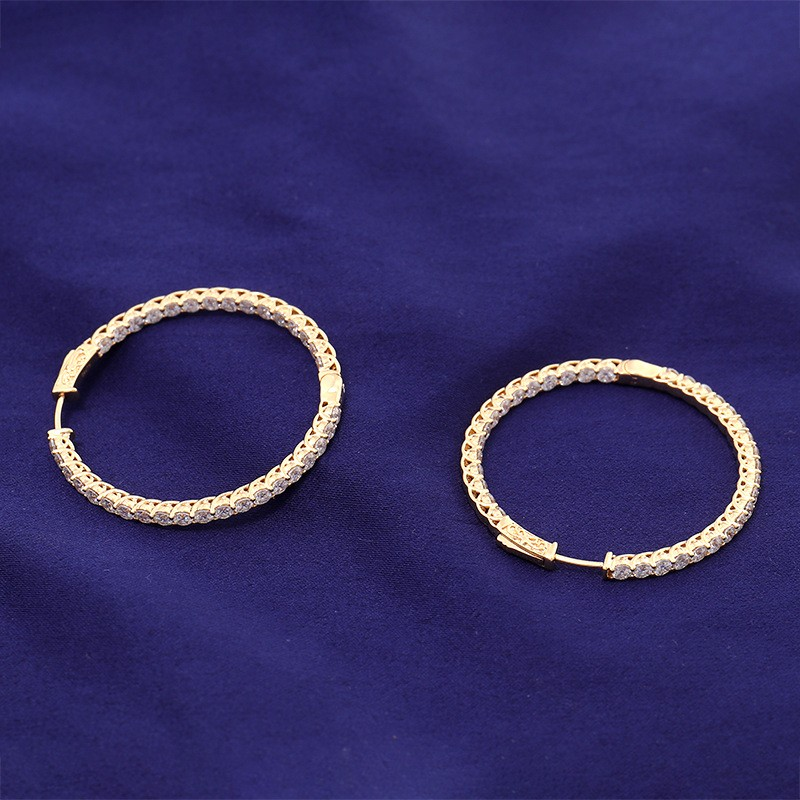 Personalized Big Diameter Earrings β Luxury Statement Jewelry